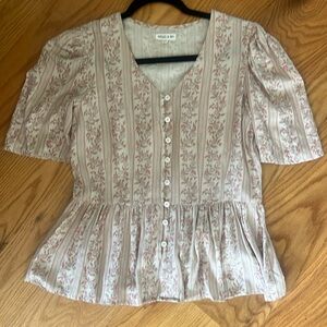 S/s blouse boho style